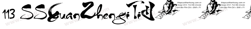 113 SSXuanZhengiTi字体转换